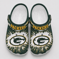 Green Bay Packers | Premium NFL Splash Burst Fan Crocs VAN222