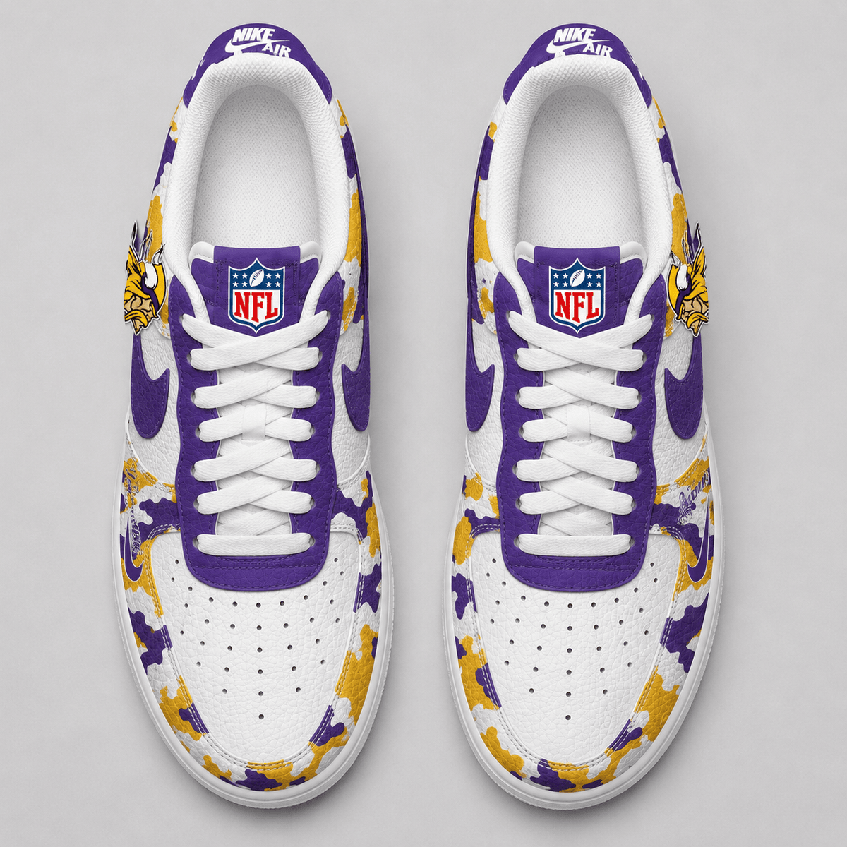 Minnesota Vikings | Premium NFL Team AF1 Shoes VA933