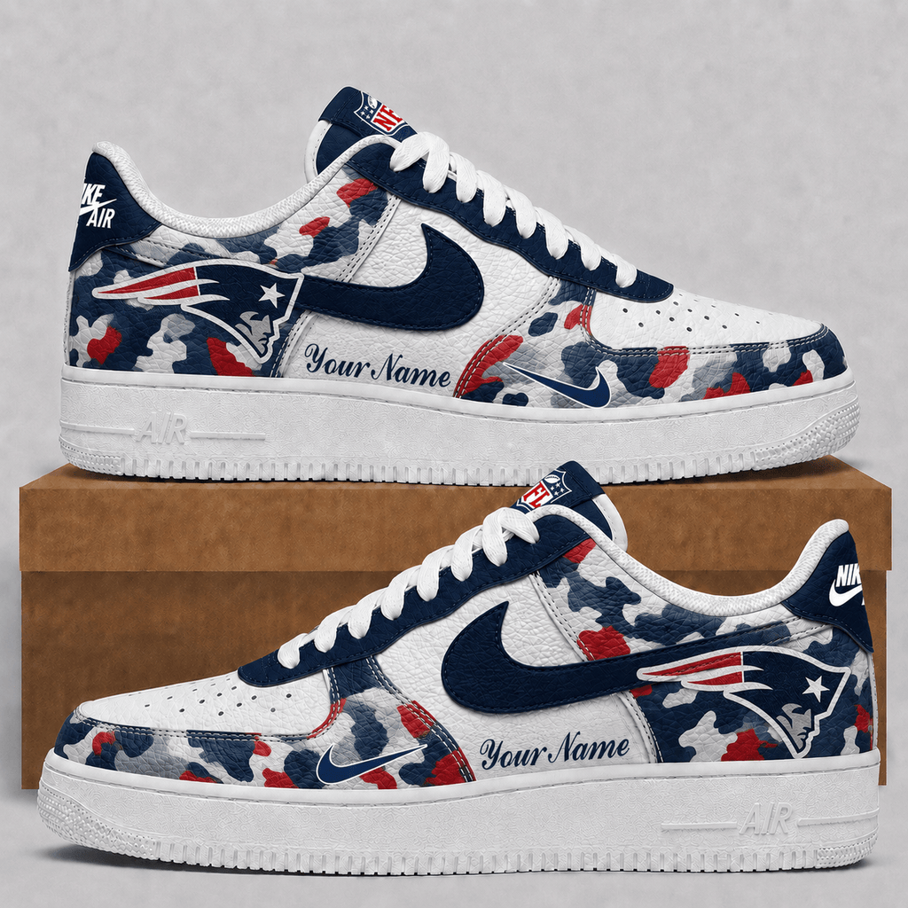 New England Patriots | Premium NFL Team AF1 Shoes VA911