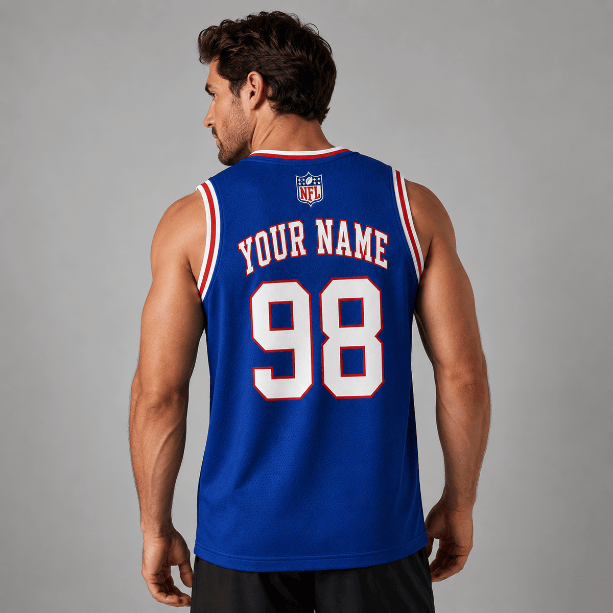 New York Giants | Premium NFL Personalized Team Custom Name Number Sports Tank Top NDN123