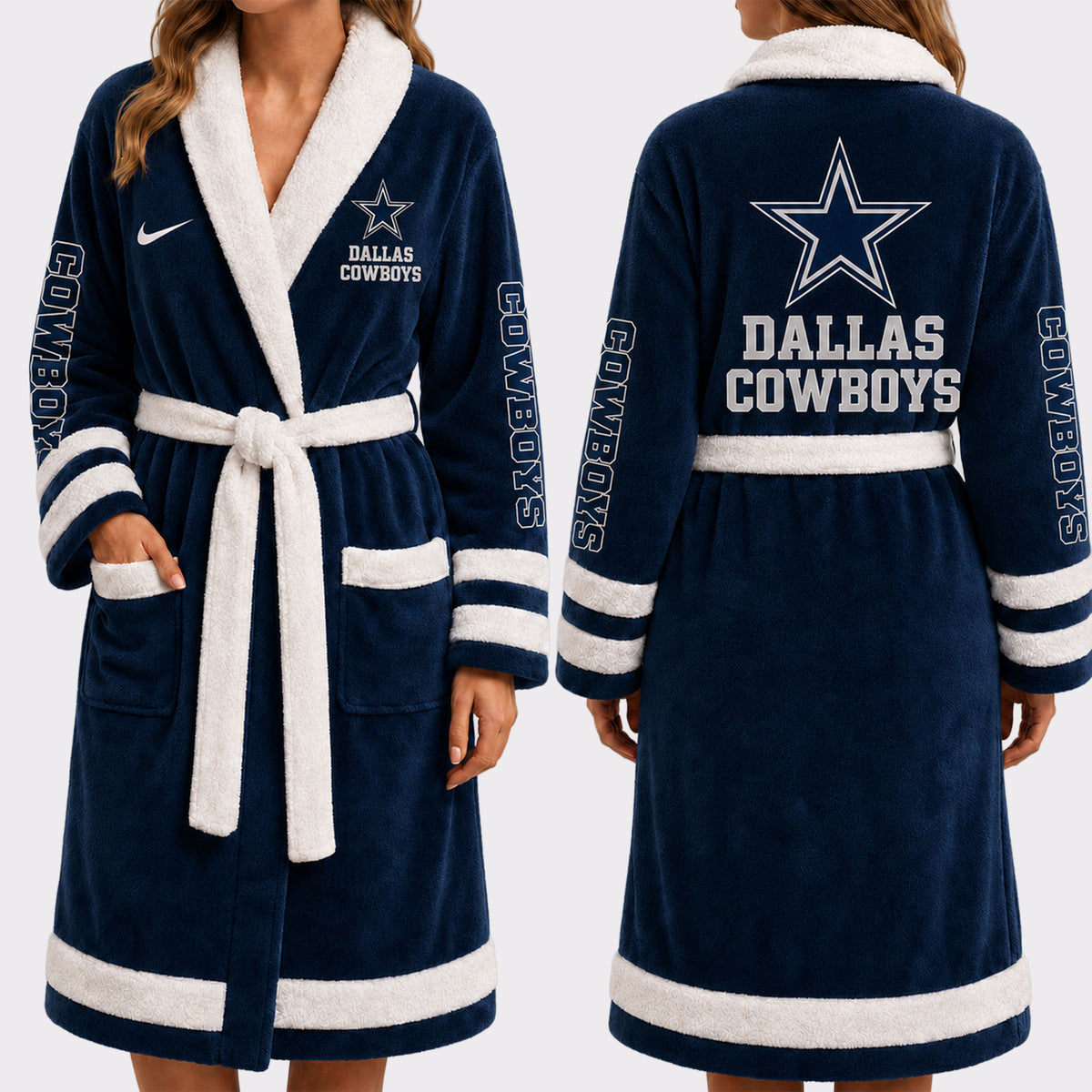 Dallas Cowboys | Premium NFL Fleece Bathrobe VA1239
