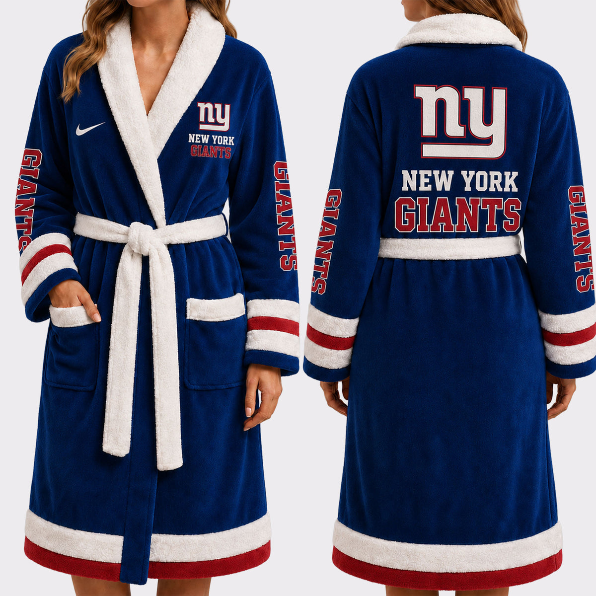 New York Giants | Premium NFL Fleece Bathrobe VA1234