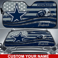 Dallas Cowboys Personalized Auto Sun Shade BG08