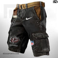 Atlanta Falcons Pocket Print Cargo Shorts (Belt Not Included) S9MCS099