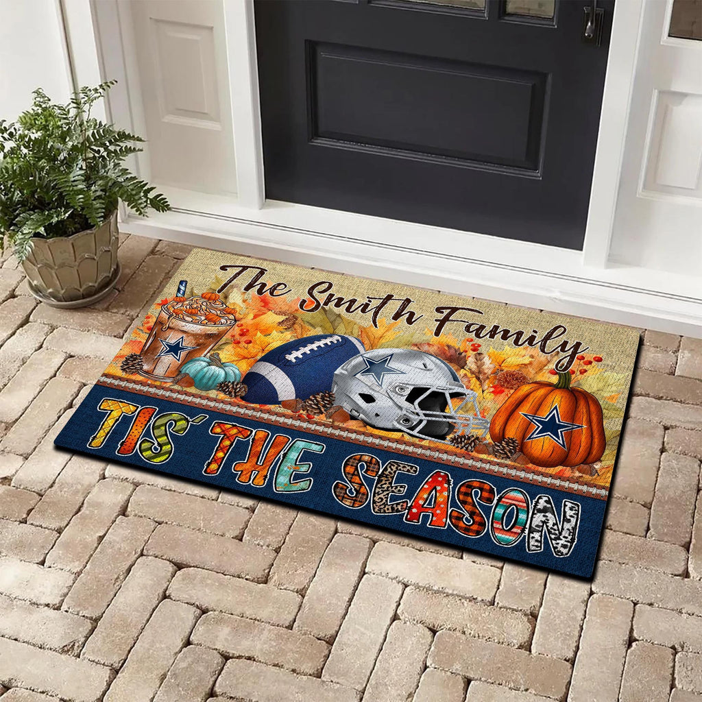 Dallas Cowboys Doormat Custom Your Family Name, Sport Doormat, Sport Gifts For Fan, Home Decorations ETRG-60162