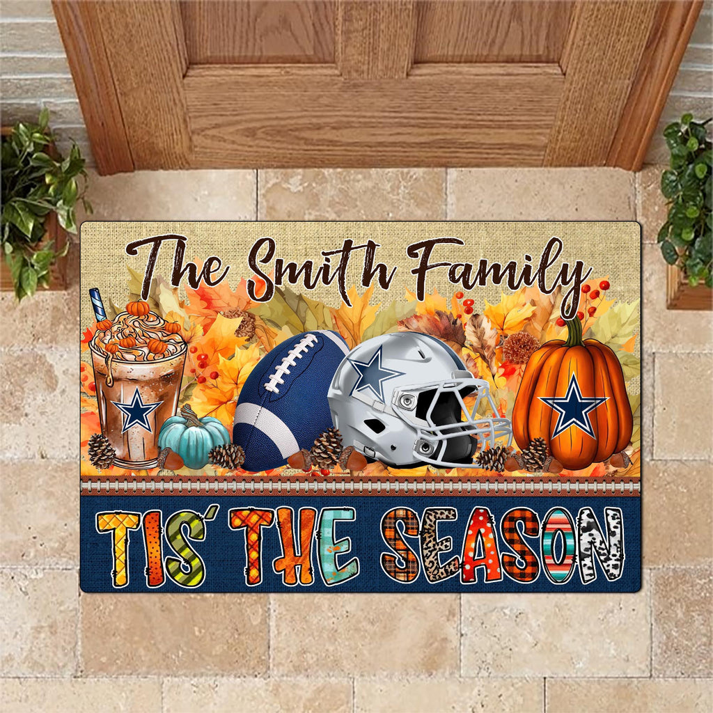 Dallas Cowboys Doormat Custom Your Family Name, Sport Doormat, Sport Gifts For Fan, Home Decorations ETRG-60162