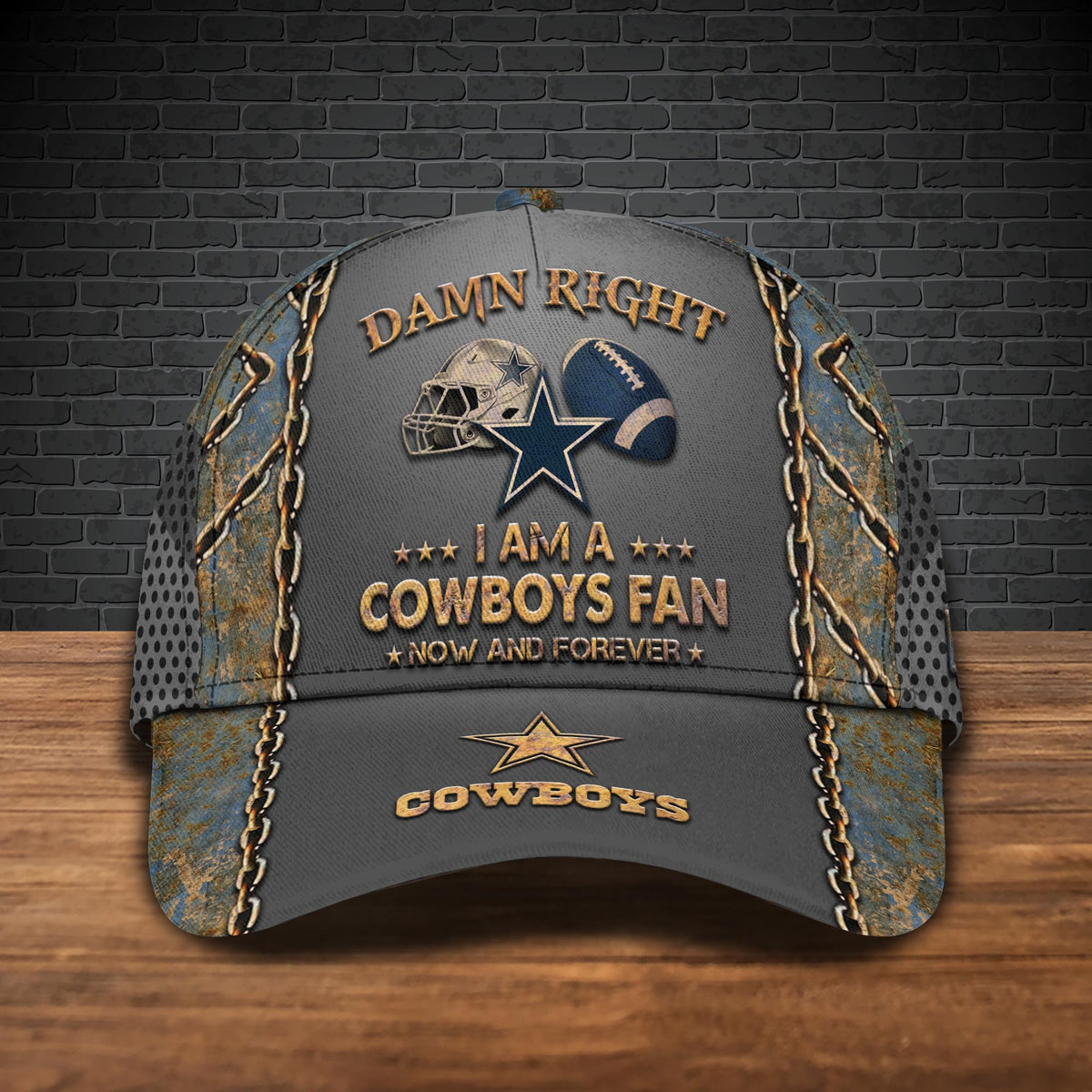 Dallas Cowboys Cap New Version Custom Your Name, Football Team Cap, Football Lovers Gifts ETRG-477009