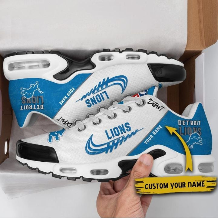 Detroit Lions Personalized Plus Sneakers 0813 BGTN176