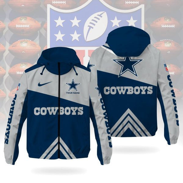 Dallas Cowboys Custom Windbreaker Outdoor Jacket Sport Fan Gift SPTWJACKET009