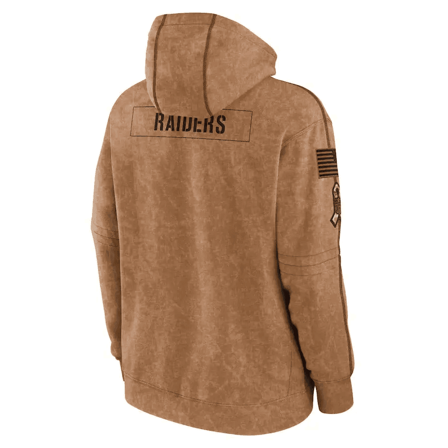 Las Vegas Raiders Men's Sideline Pullover Hoodie AZMSPHD017