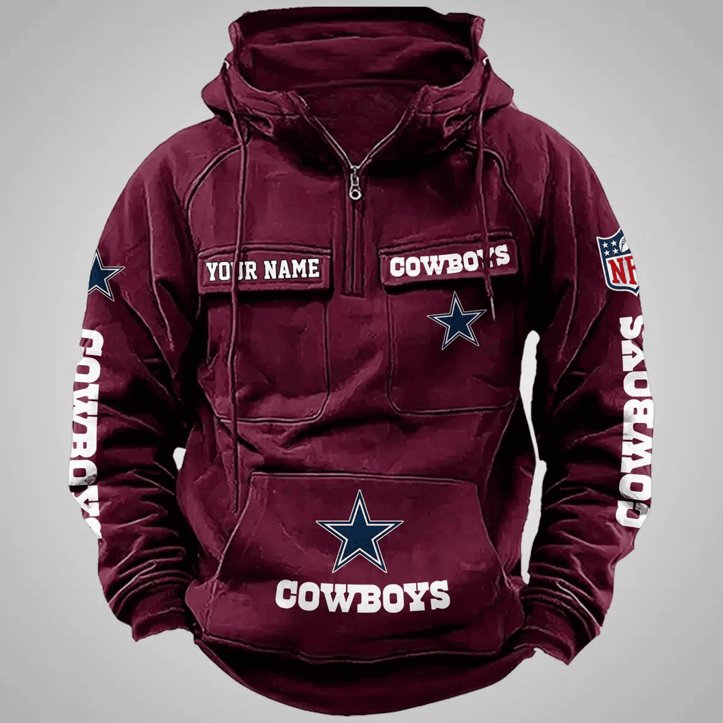 Dallas Cowboys Vintage Men Hoodie AZVMHD100