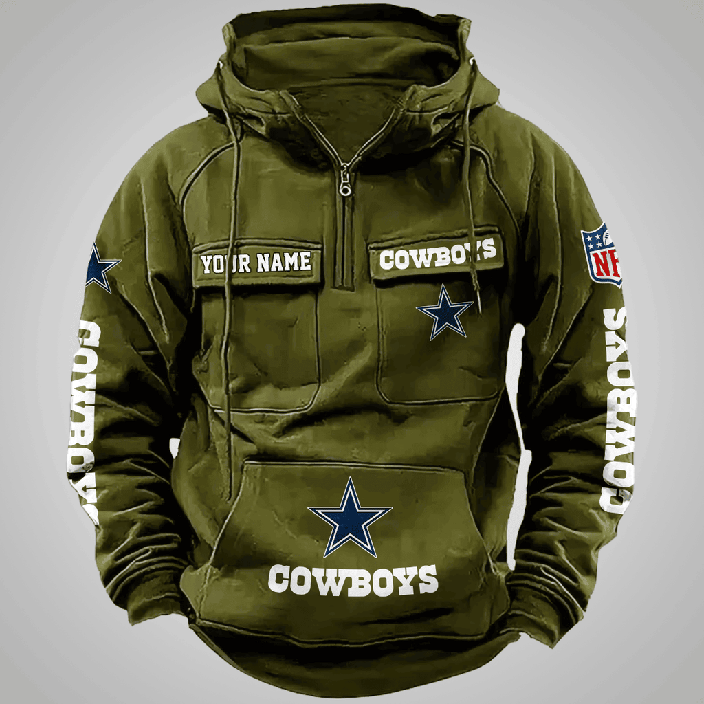 Dallas Cowboys Vintage Men Hoodie AZVMHD100