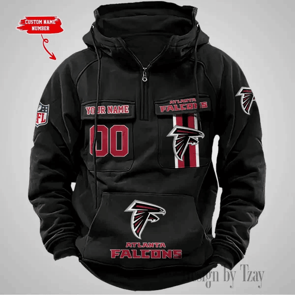 Atlanta Falcons Vintage Men Hoodie DV2 AZVMHD413