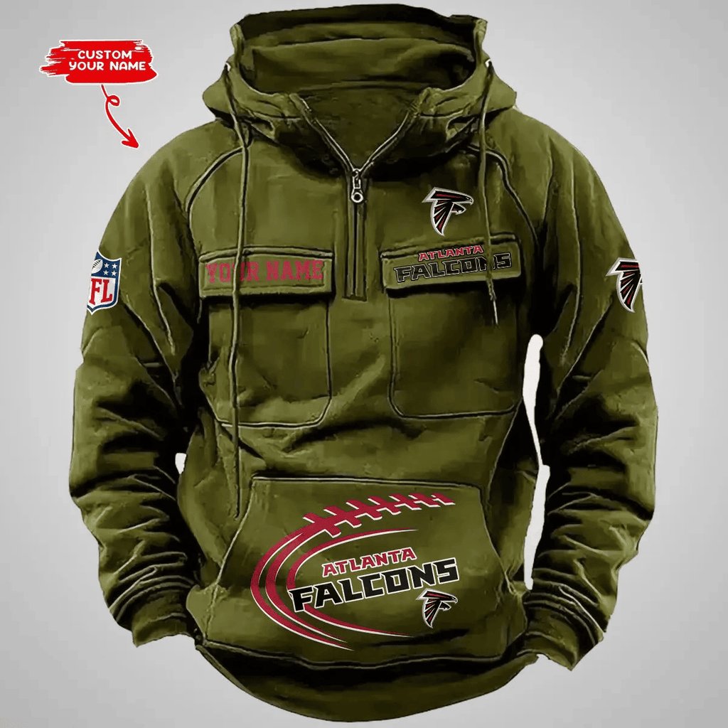 Atlanta Falcons Vintage Men Hoodie AZVMHD111