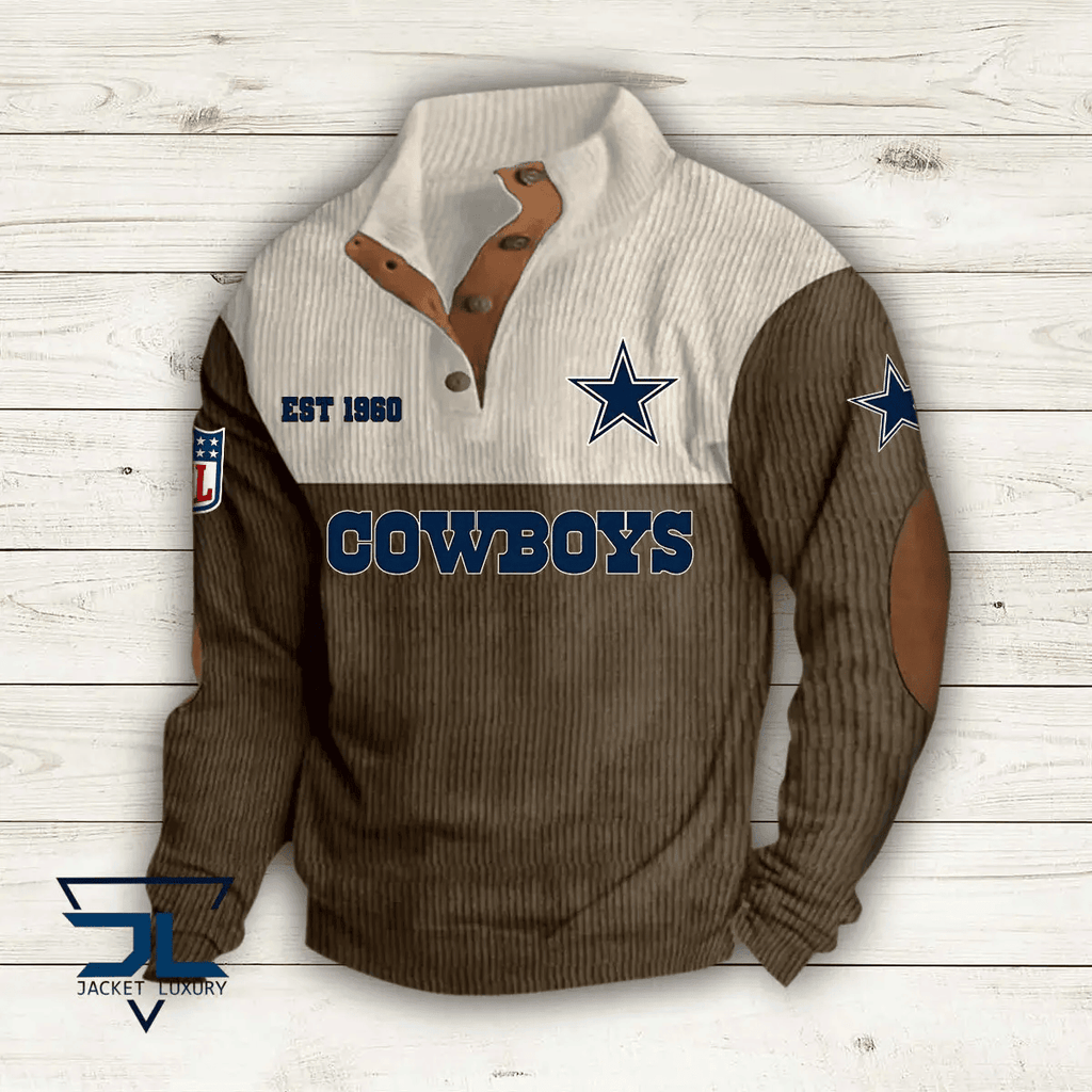 Dallas Cowboys Premium Personalized Game-Day Pullover S9DBSCH105