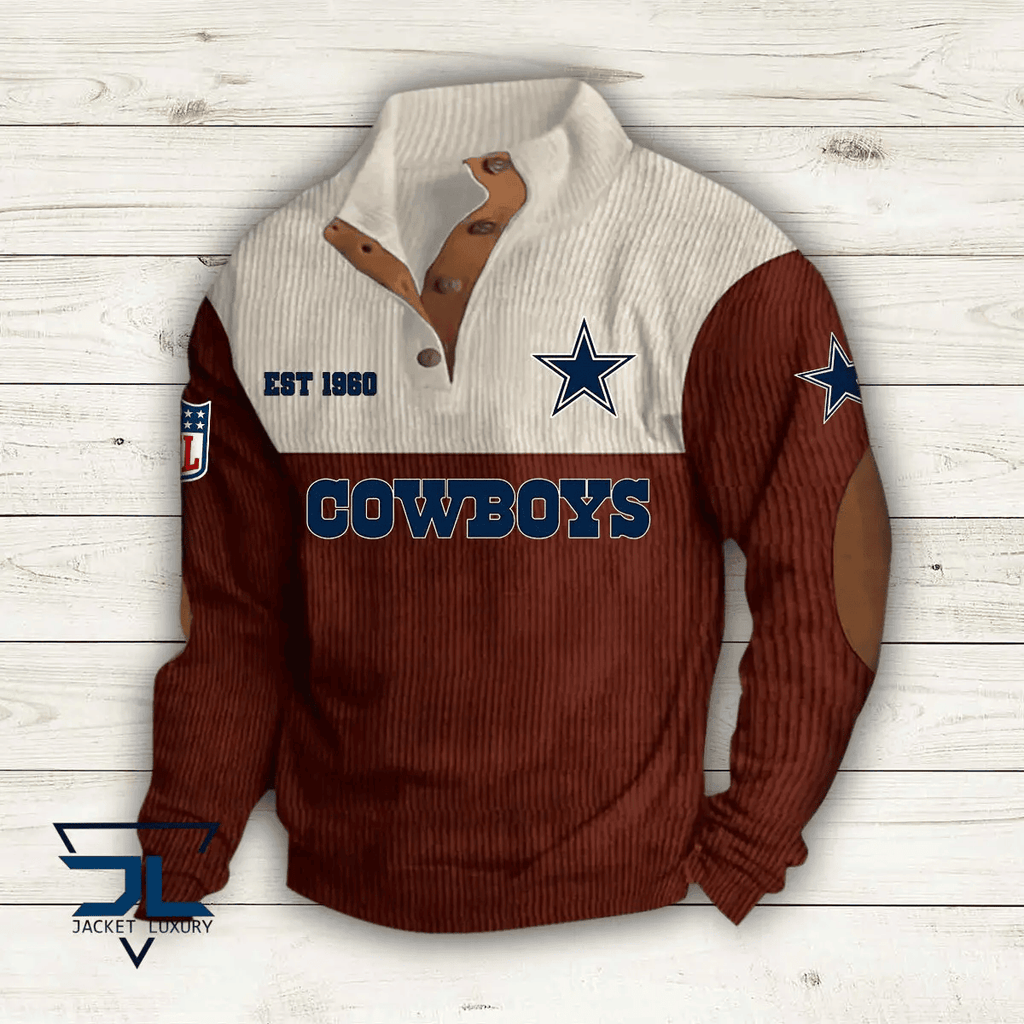 Dallas Cowboys Premium Personalized Game-Day Pullover S9DBSCH105