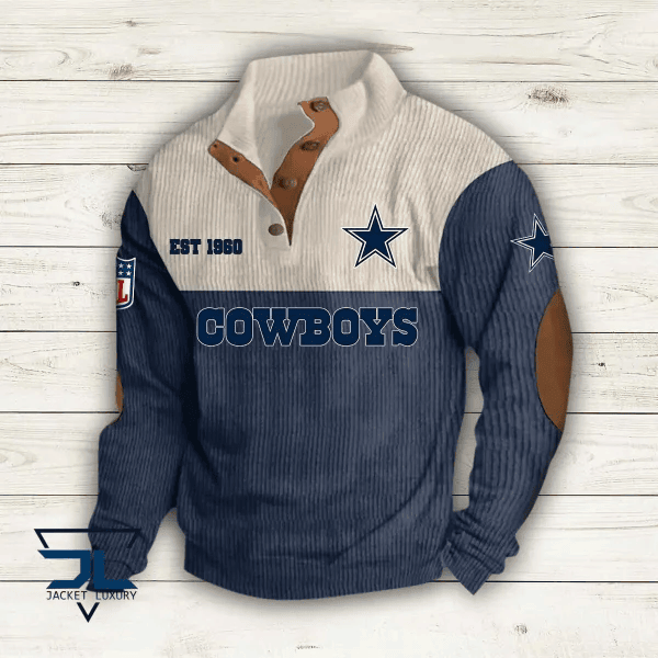 Dallas Cowboys Premium Personalized Game-Day Pullover S9DBSCH105