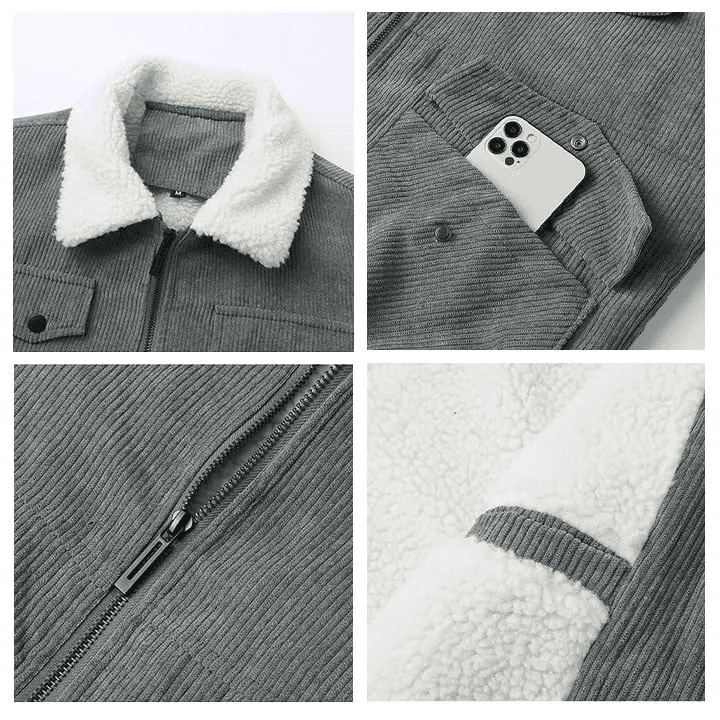 Dallas Cowboys Men's Thickened Corduroy Jacket ANZVITCJ009
