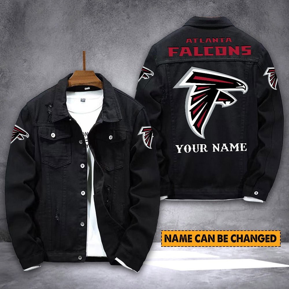 Atlanta Falcons Personalized Premium Denim Jacket S9DJ014