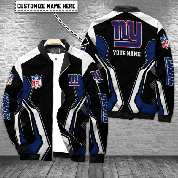 New York Giants Personalized Bomber Jacket BGBBJ979