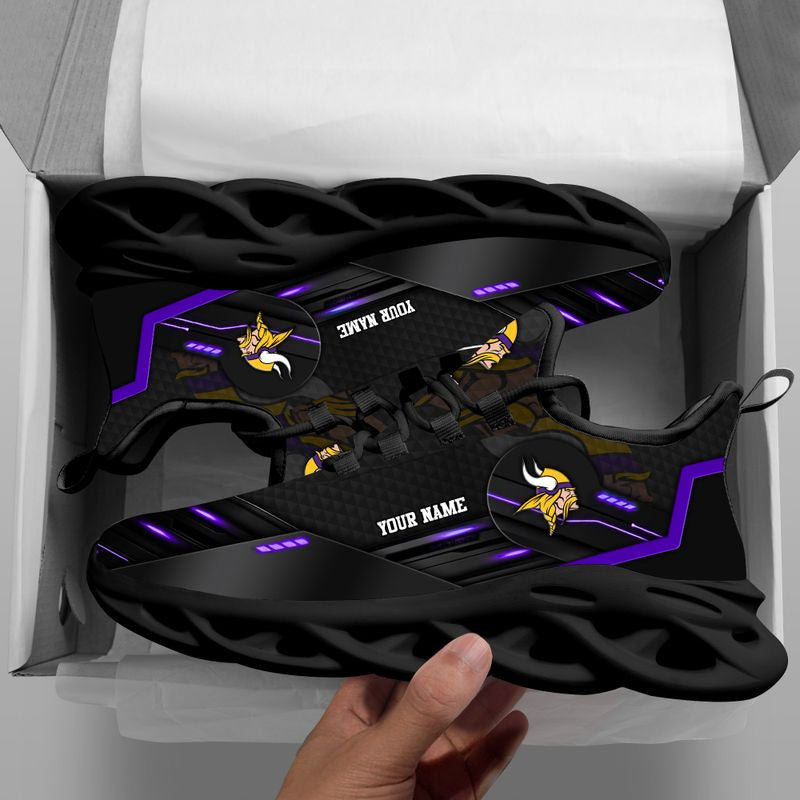 Minnesota Vikings Personalized Yezy Running Sneakers SPD30