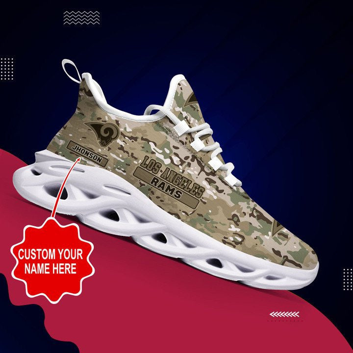 Los Angeles Rams Personalized Yezy Running Sneakers 408