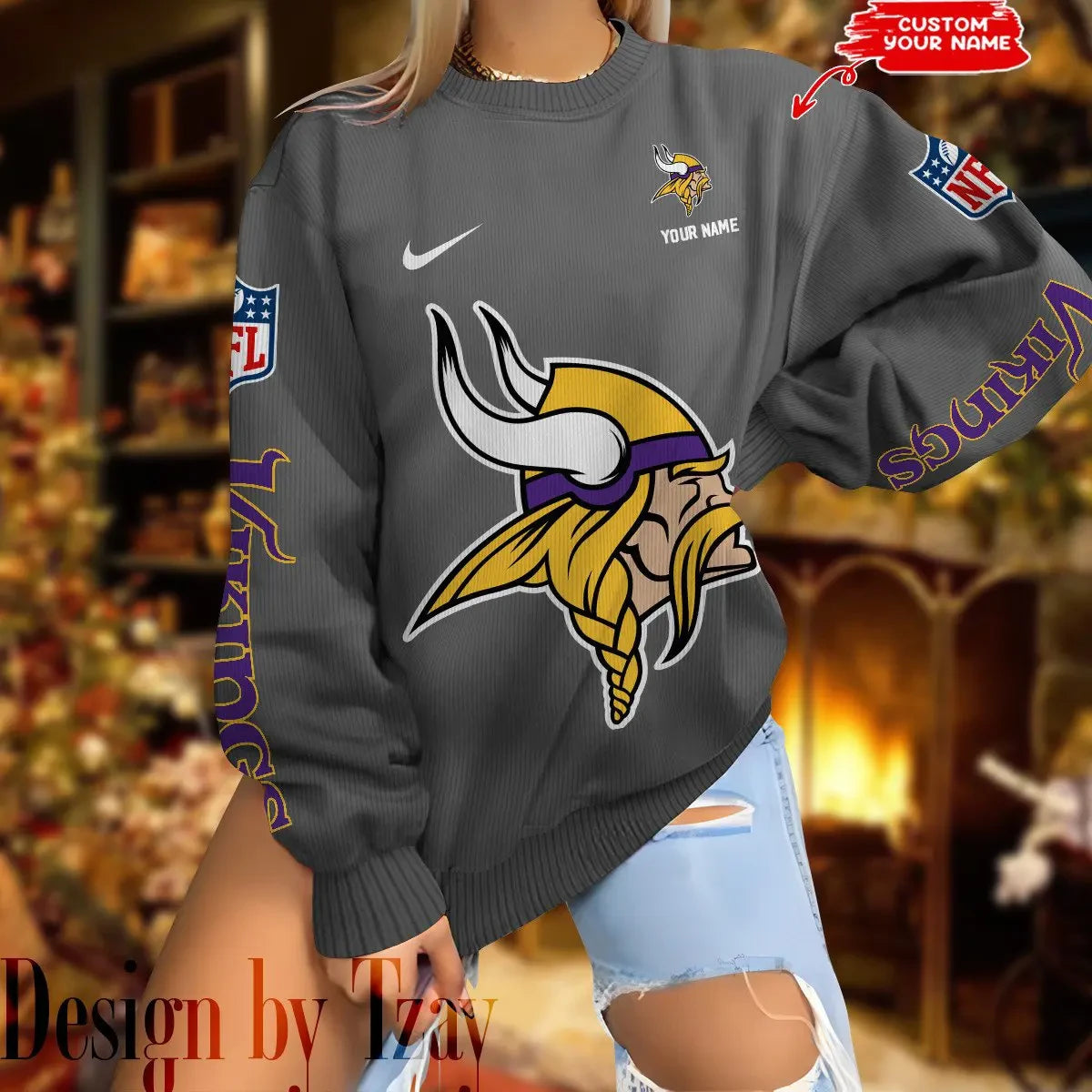 Minnesota Vikings New Woolen Sweater BGSWT205