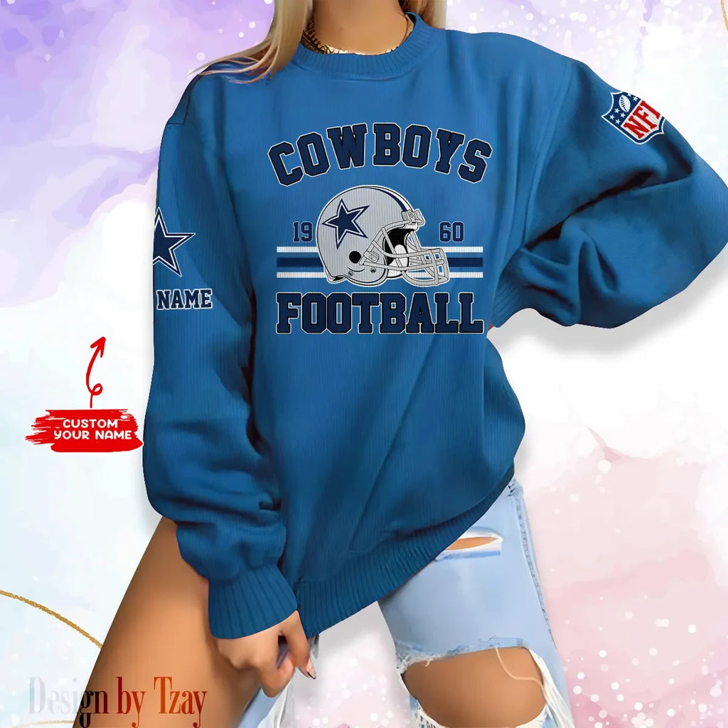 Dallas Cowboys Personalized Fashion Design New Woolen Sweater  BGSWT225