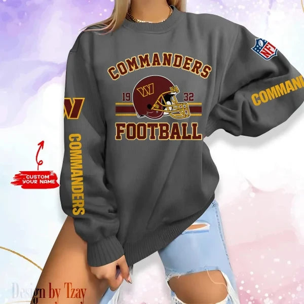 Washington Commanders Personalized Fashion Design New Woolen Sweater BGSWT248