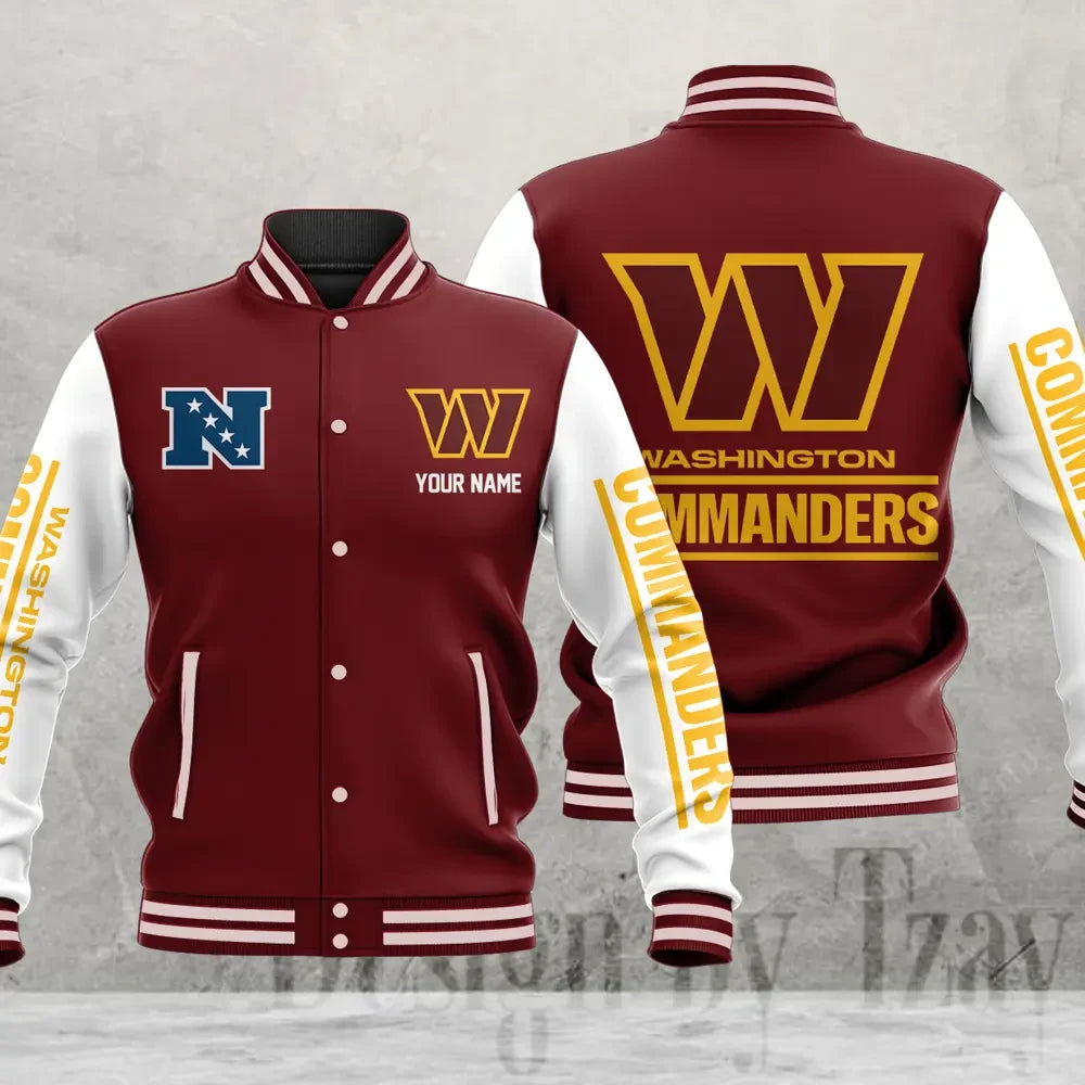 Washington Commanders Personalized New Button Jacket Gifts For Fan SPTBBJACKET748