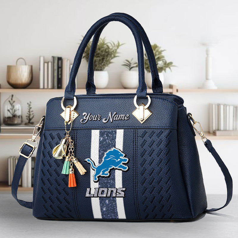 Detroit Lions DMHY0785 Zip Handbag Multicolor