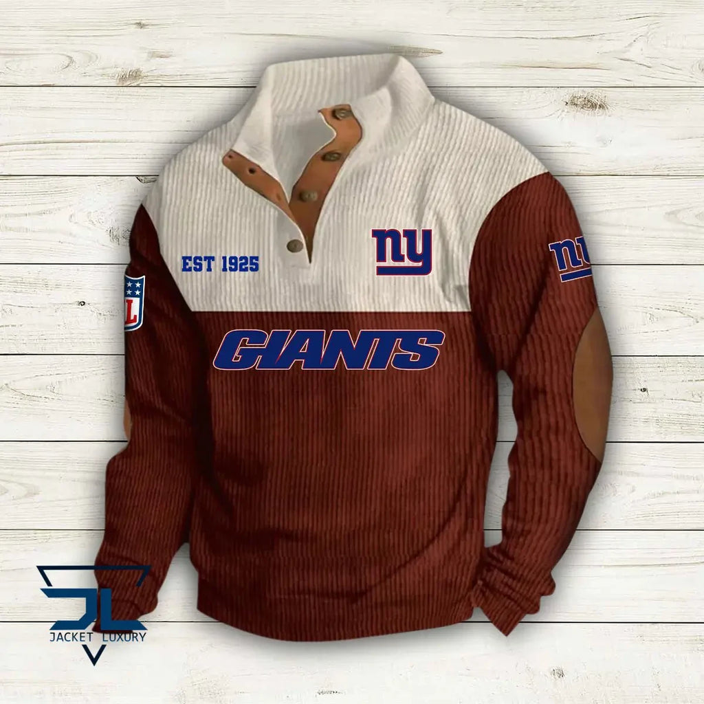 New York Giants Premium Personalized Game-Day Pullover S9DBSCH120