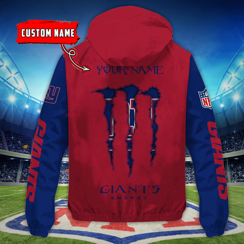 New York Giants Custom Windbreaker Outdoor Jacket Sport Fan Gift SPTWJACKET056