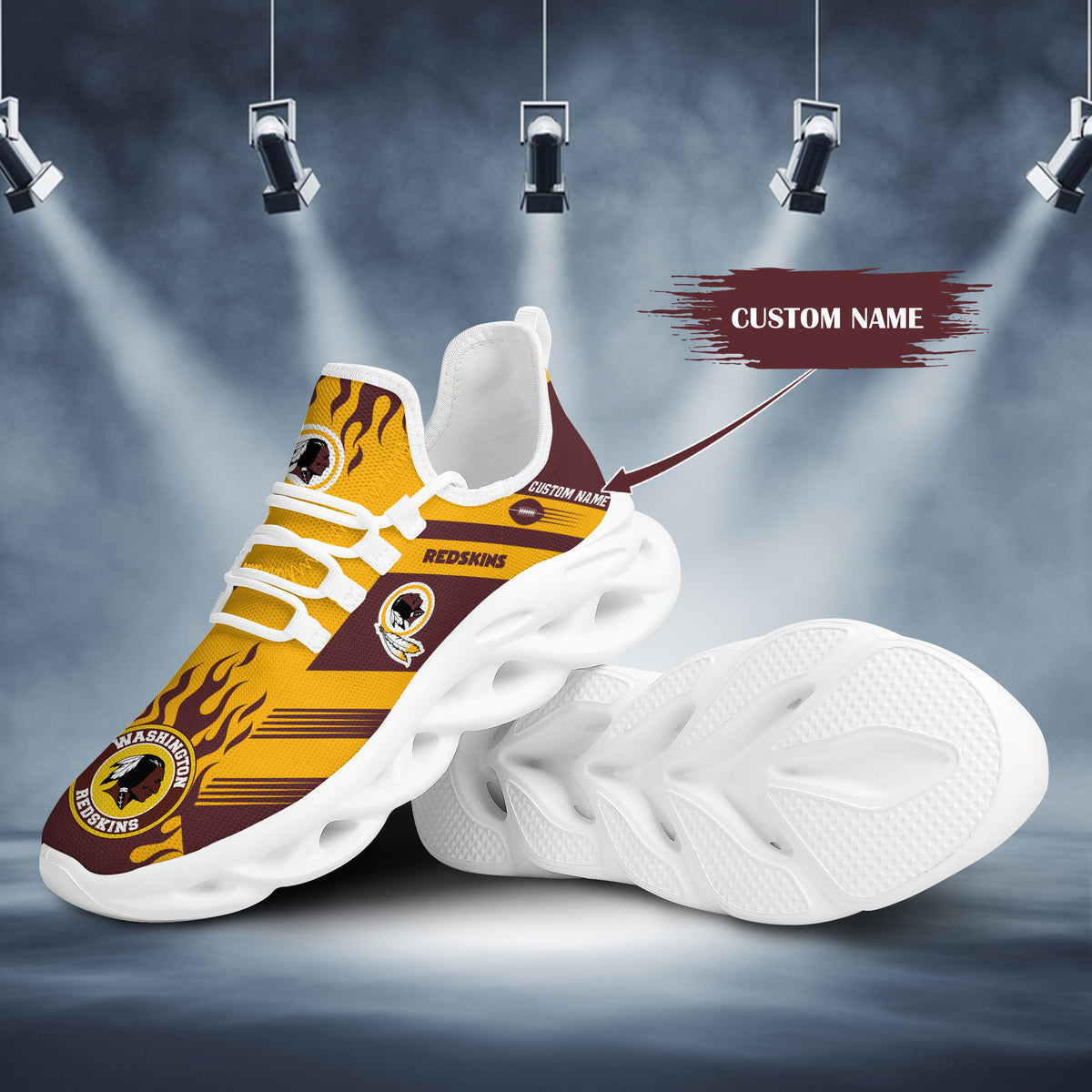 Washington Redskins Personalized Yezy Running Sneakers BB579