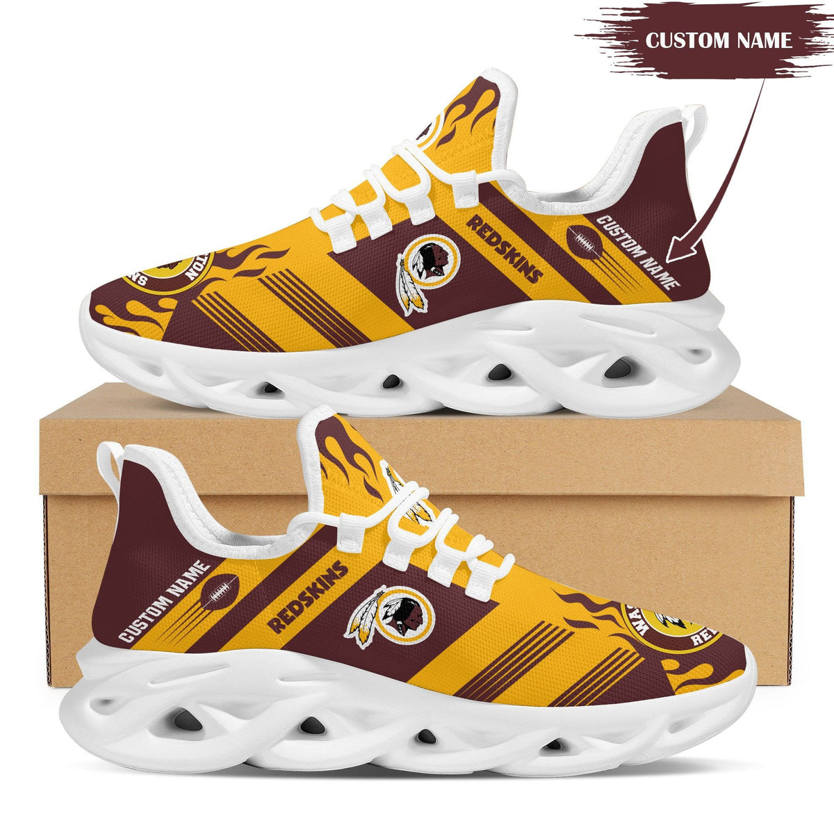 Washington Redskins Personalized Yezy Running Sneakers BB579