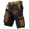 Washington Commanders Pocket Print Cargo Shorts (Belt Not Included) S9MCS238
